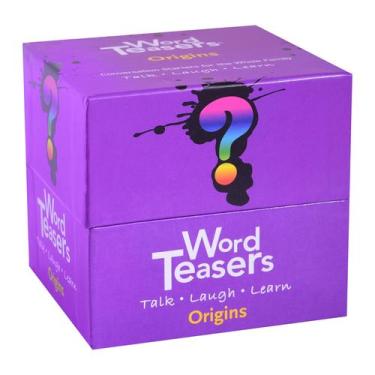Imagem de Jogo de vocabulário WORD TEASERS Origins Kids 10+ com 150 cartas -  WO