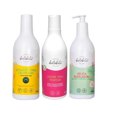 Imagem de Kit Creme de Pentear, Geleia Modeladora e Ativador de cachos