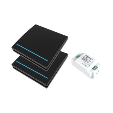 Imagem de Interruptor De Iluminação Inteligente Sem Fio Tuya Wifi RF433Mhz Contr