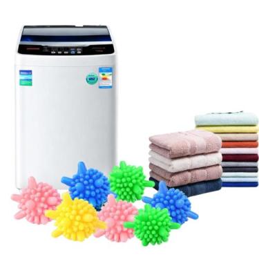 Imagem de kit 12 Bolas Esferas Bolinhas Lavar Roupas Bola De Lavanderia Para Máq