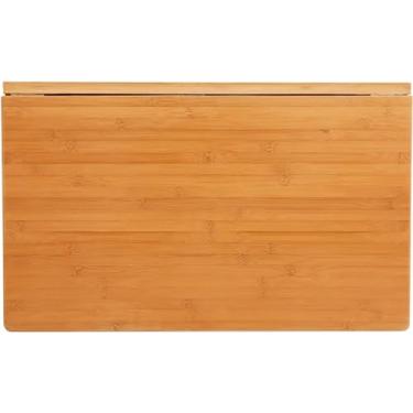 Imagem de FENOKD Mesa dobrável montada na parede, cozinha, mesa de parede, dobrável, mesa de pendurar para computador e laptop para escritório em casa, mesa de jantar flutuante com economia de espaço, Ou, 80 ×