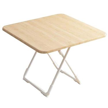 Imagem de Mesa dobrável, mesa de jantar quadrada, mesa de café, mesa de estudo, mesa de piquenique portátil, adequada (B 60 x 60 x 71 cm)