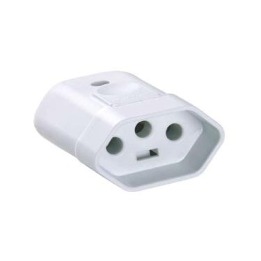 Imagem de Plugue femea 2p t 20a pr/br em minipote - TRAMONTINA
