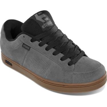 Imagem de Etnies - Kingpin – Tênis de skate masculino clássico puffy sustentável, confortável e durável com palmilha de EVA cortada, Cinza/preto/chiclete, 37