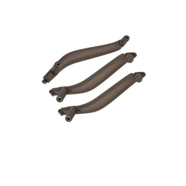 Imagem de Lhd rhd 3 peças conjunto interior da maçaneta da porta do passageiro capa guarnição peças de reposição Compatível com bmw x5 x6 f15 f16 2014 2015 2016 2017 2018(Moka)