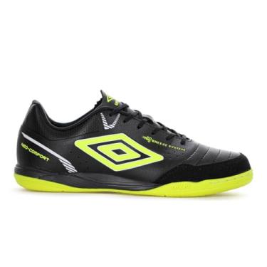 Imagem de Chuteira Futsal Masculina Umbro Neo-Comfort (Preto/Limão/Branco, BR, Adulto, Numérico, 35)