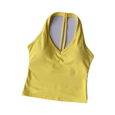 Imagem de Sutiã Esportivo Feminino Sem Costura Com Efeito Push-Up, Respirável E 