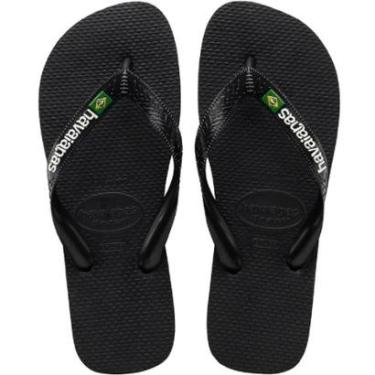 Imagem de Chinelo Havaianas Brasil Logo Masculino Preto-Masculino
