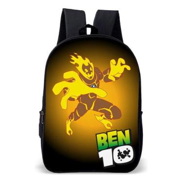 Imagem de Mochila Infantil Escolar Simples Tema Relogio Alien 10 Ben - Use Nerd,