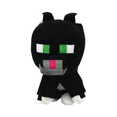 Imagem de Boneco De Pelúcia Gato Preto 23cm, Brinquedo De Animal De Desenho Anim