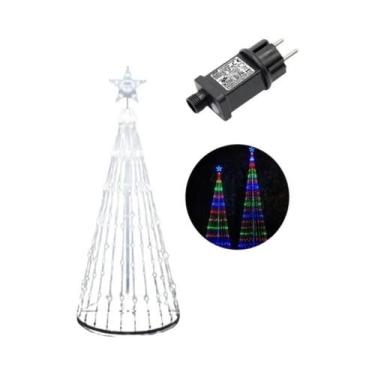 Imagem de Luzes LED Impermeáveis Para Árvore De Natal Em Formato De Cone, Decora