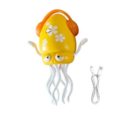Imagem de Brinquedo de polvo engatinhando – Polvo de ação autonavegável com luz LED e música | Brinquedo inteligente para sala de aula, jardim de infância, viagens dentro de casa, escola, berçário, sala de