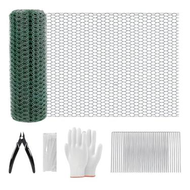 Imagem de Gaiolas de plantas para plantas ao ar livre – de plantas de arame, rede de malha resistente às intempéries, cerca de jardim para estufa de morango, mirtilo, vegetais, árvores frutíferas