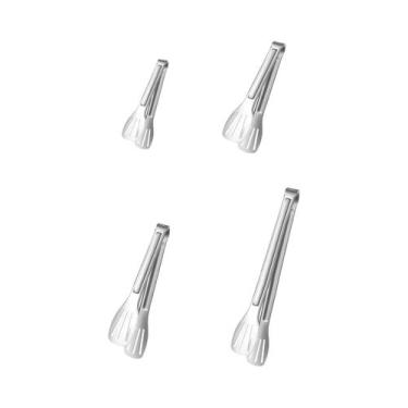 Imagem de Pinça De Aço Inoxidável Para Churrasco, Carne, Salada E Bife - Utensíl