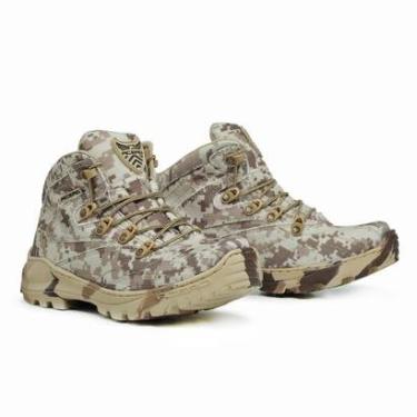 Imagem de BOTA COTURNO MILITAR ACERO RIPSTOP MID DIGITAL DESERT-Unissex