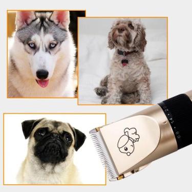Imagem de Kit 1 Sem Ruído/Multifuncional/EléTrico Empurrar Tesoura Pet Shave - M