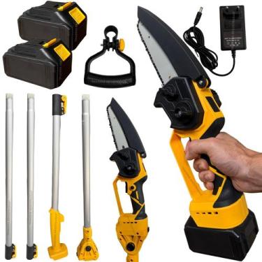 Imagem de Motosserra Podador De Galhos 2 Baterias 48v Cabo Extensor 3 Metros - N