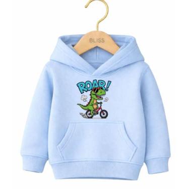 Imagem de Moletom Canguru Infantil Estampa Roar Dino 1013 Escola Creche Volta ás