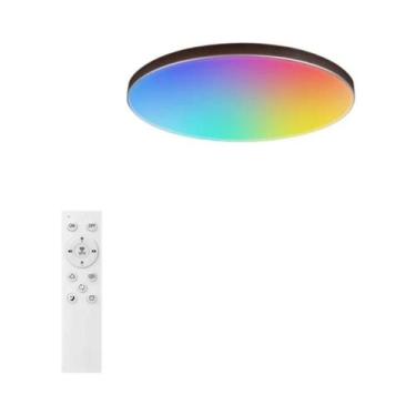 Imagem de Luminária De Teto LED Moderna RGB Com Controle Remoto Para Decoração D