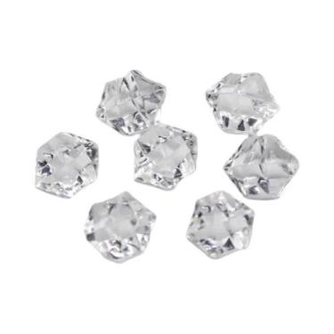 Imagem de Pedras De Plástico Falsas Multicoloridas Em Formato De Gelo Triturado,