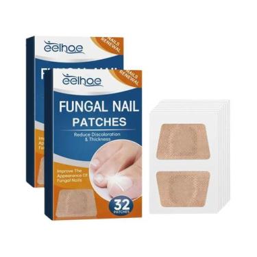 Imagem de Adesivos Para Reparação De Unhas Com Fungos Cinzentos 32/64 Peças, Ade