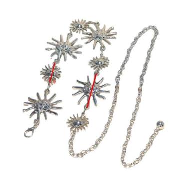 Imagem de Cinto De Cintura Feminino Retrô Boêmio Étnico De Alta Qualidade Com Co