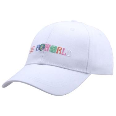 Imagem de Boné de beisebol Astro Anime Hat branco de algodão para homens e mulhe