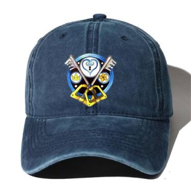 Imagem de Boné de beisebol Kingdoms Hearts Anime para crianças 56-58 cm ajustáve