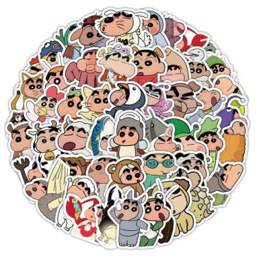 Imagem de Adesivos Shins Chans, vinil impermeável, anime, 120 unidades - yiweisa