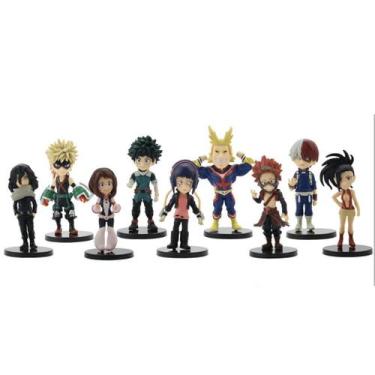 Imagem de Conjunto de bonecos My Hero Academia Toy Doll, coleção de anime, 9 uni