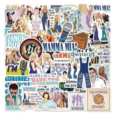 Imagem de Adesivos de vinil impermeável Mammas Mias Anime 50 unidades/lote - yiw