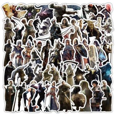 Imagem de Adesivos Dragons Dogmas, vinil impermeável, anime, 50 unidades - yiwei