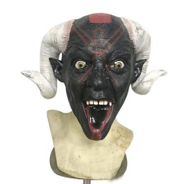 Imagem de Máscara de cosplay Horror Bull Devil Halloween Latex - yiweisai