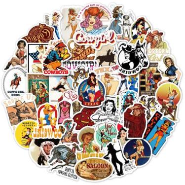 Imagem de Pacote de adesivos Western Element Anime, vinil impermeável, 50 unidad
