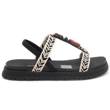 Imagem de Sandália Dakota Flatform Pedrarias Calce Fácil Feminina Y6801-Feminino