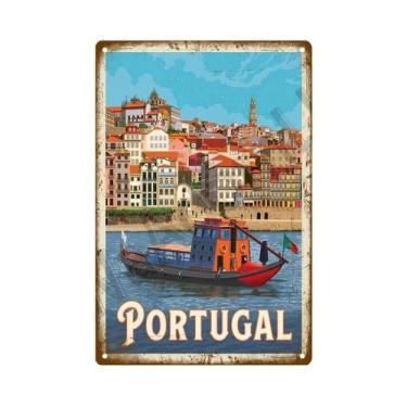 Imagem de Placa De Metal Decorativa De Parede Para Praia, Verão, Bar De Praia, C