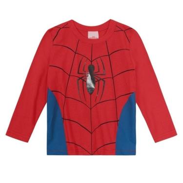 Imagem de Camiseta Brandili Classica Homem Aranha Masculina-Masculino
