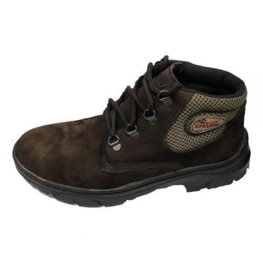 Imagem de Botina de Couro Café com Cadarço  SEG FORT, 43