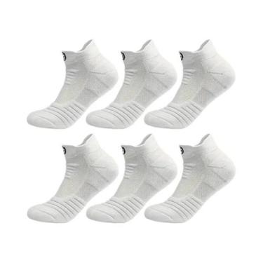 Imagem de Meias Esportivas Masculinas De Basquete Macias, Confortáveis, Respiráv