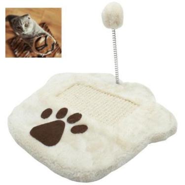 Imagem de Arranhador Sisal Para Gatos Pata E Bola Com Mola
