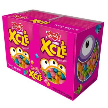 Imagem de Chiclete Mini Xclé Tutti Frutti - 264g - Docile