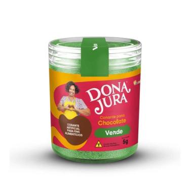 Imagem de Corante em pó Verde Para Chocolate 5g Dona Jura