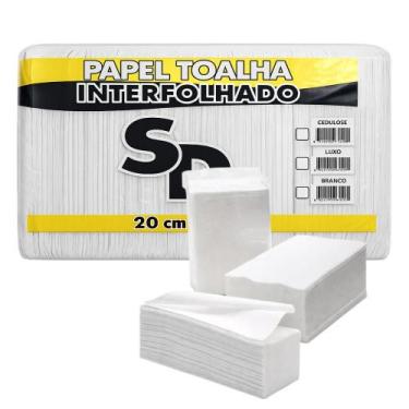 Imagem de Papel Toalha Interfolha Branco 20x21cm 580gr SD