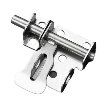 Imagem de Fechadura Deslizante De Aço Inoxidável Para Portas, Trinco Sólido, Fer