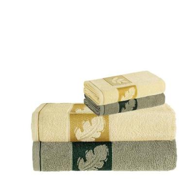 Imagem de Jogo Toalhas Banho Quebec Karsten 4 Peças, EUCALIPTO / RAFIA