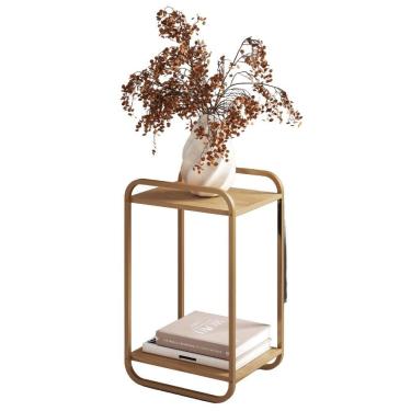 Imagem de Mesa Lateral Luna 40 cm Pes Metalicos Artesano