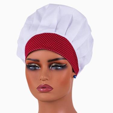 Imagem de Touca Gorro Para Chef Cozinha Unissex Estampas Variadas Cores Outlet D