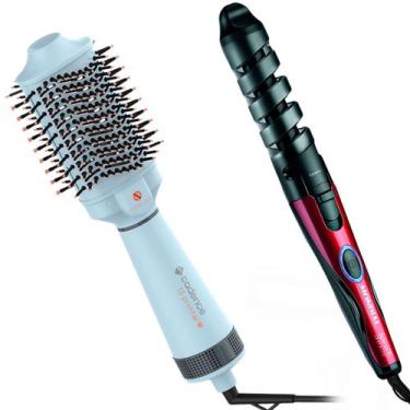 Imagem de Modeladora de cachos mondial spiral em-05 + escova secadora cadence es