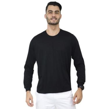 Imagem de Camiseta manga longa 65% Poliéster e 35% Viscose - Demorgan Uniformes,