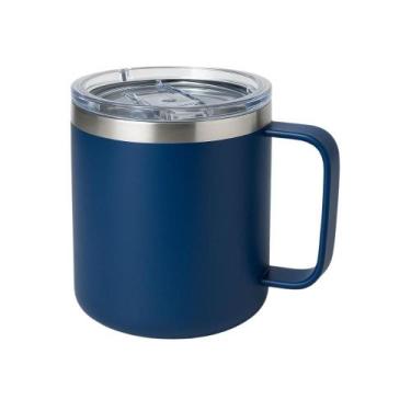 Imagem de Copo Caneca Termico 413ml Aço Inox Com Tampa Bmp1617 - Bruthal, Azul e